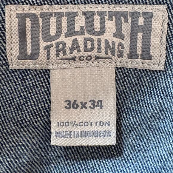 Duluth Trading Co. Ballroom Jeans Relaxed Fit Men’s Size 35x33 Durable Workwear - Picture 11 of 13